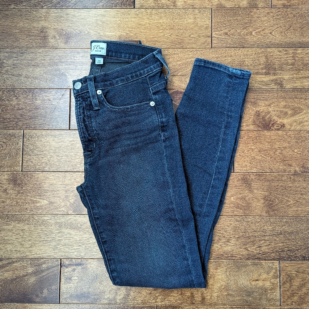 J. Crew 9" Highrise Toothpick Jeans